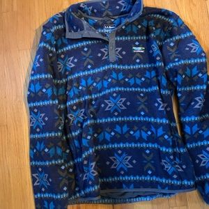L.L. Bean quarter zip sweater. Size Large.
